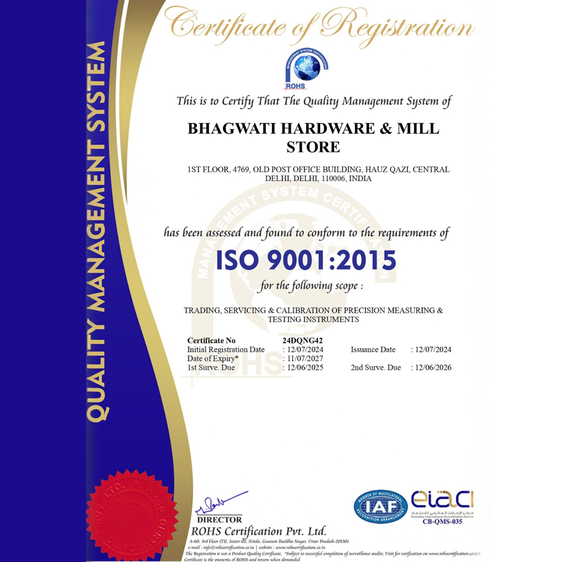 ISO Certificate 2