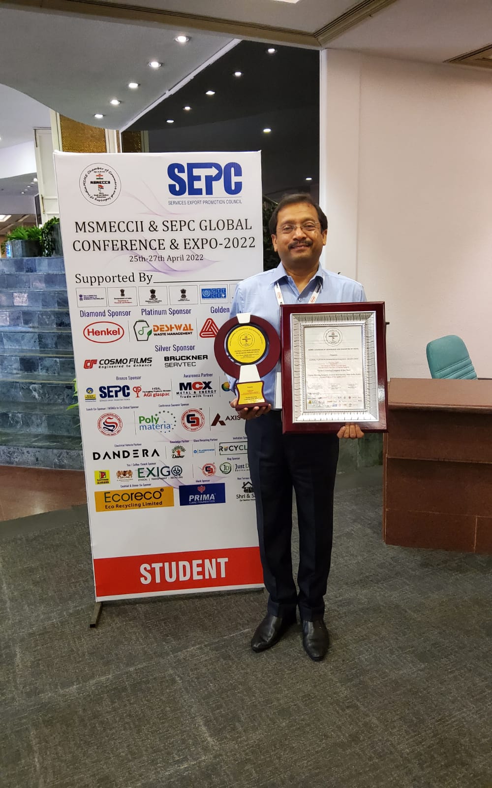 MSMECCII Global Platinum Business Excellence Awards